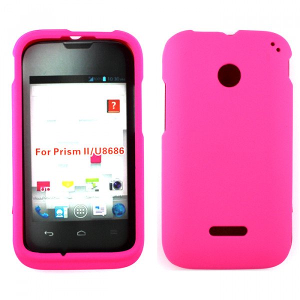 Wholesale Huawei Prism 2 U8686 Hard Protector Cover (Hot Pink)